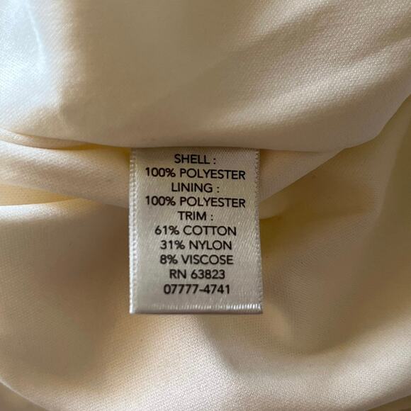 CJ Banks Off White with Black Lace Tank Top Size 1X - Picture 4 of 13